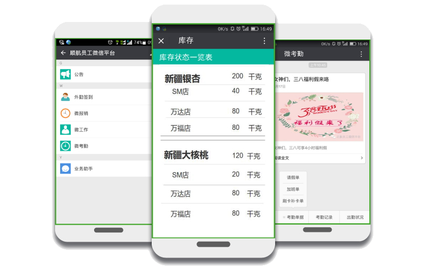 人性化应用与企业管控完美融合